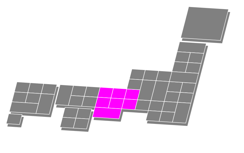 関西エリア地図
